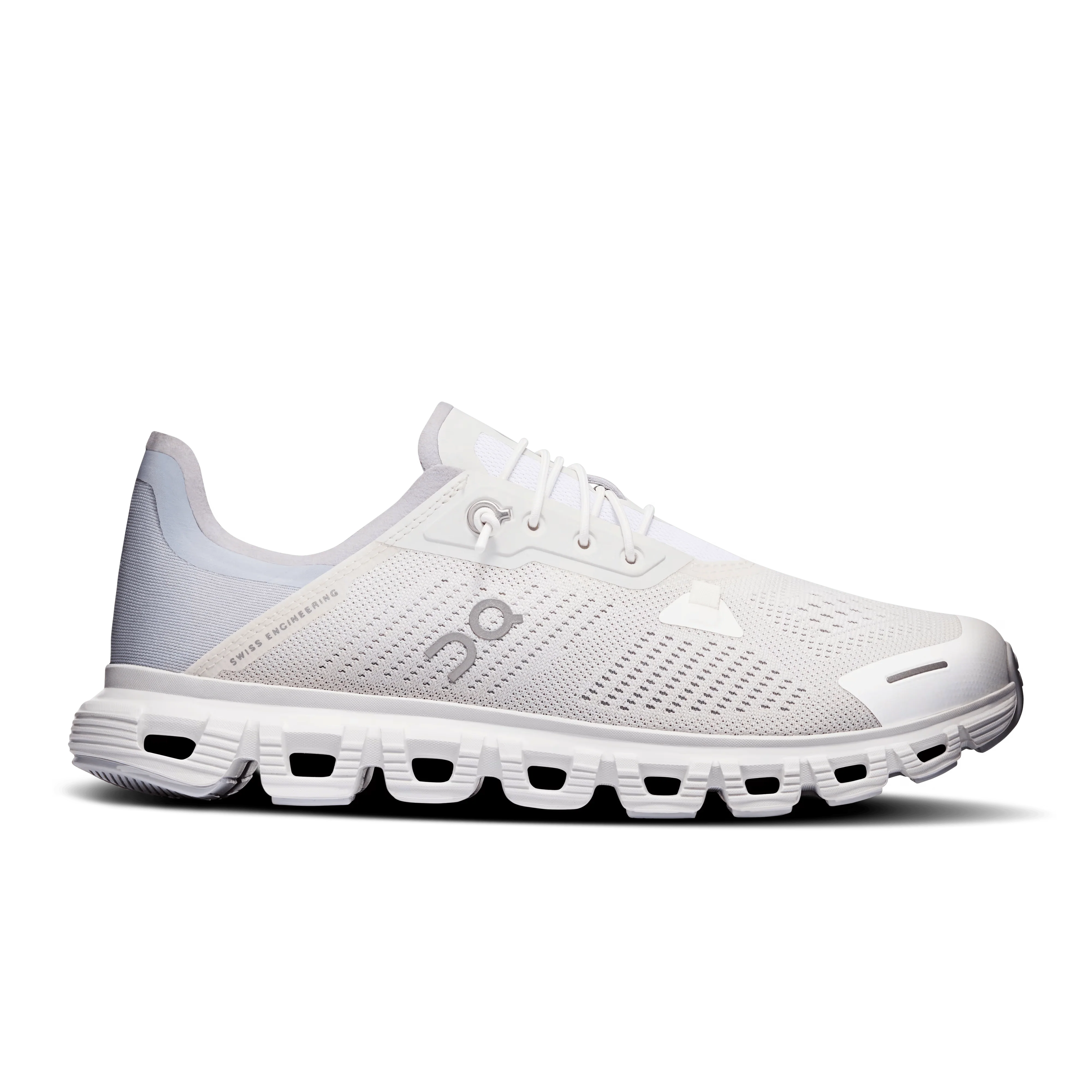 On Cloud Women's Cloud 6 Coast Running Shoes- White/ Glacier