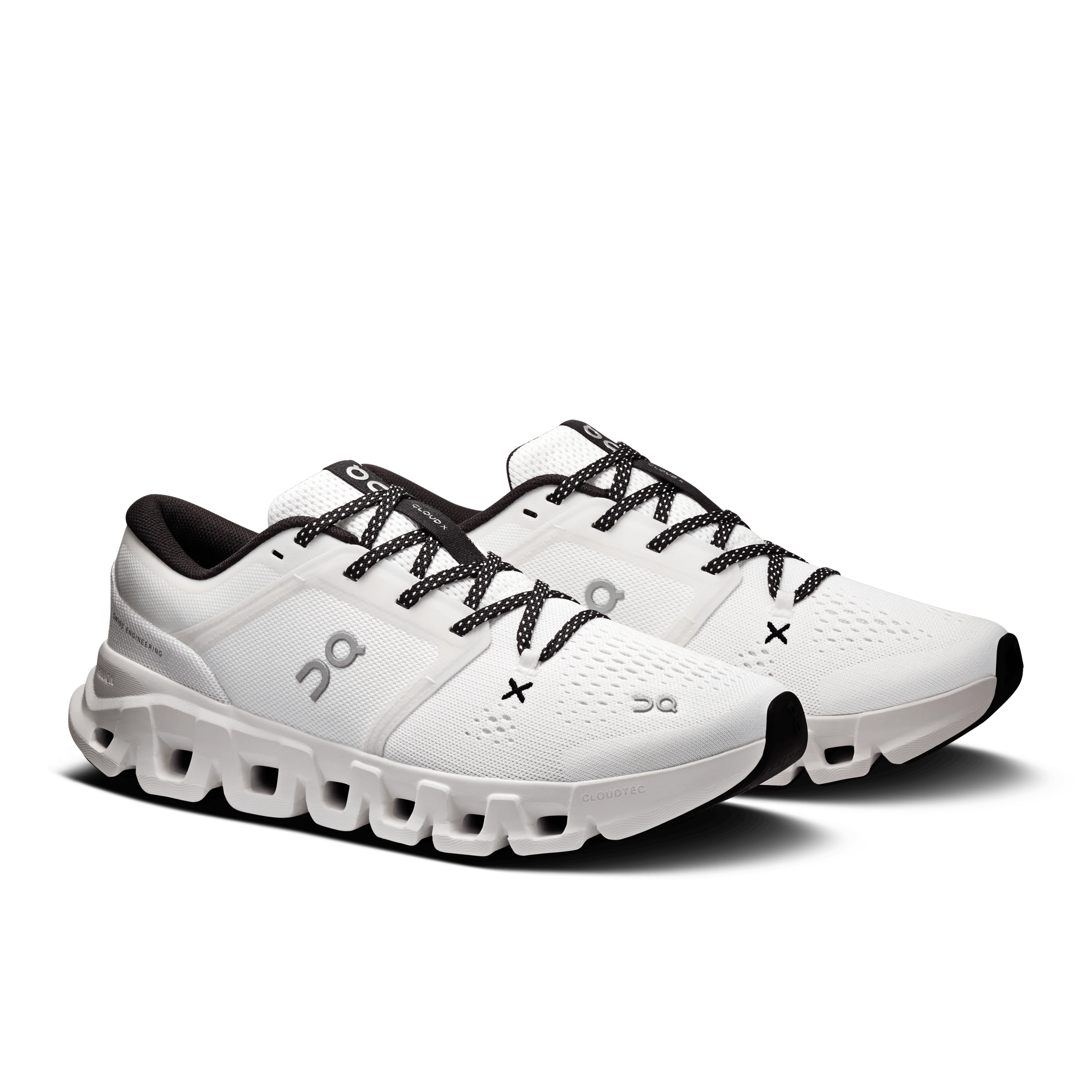 On Cloud Women's Cloud X5 Running Shoes- White/ Black - Image 2