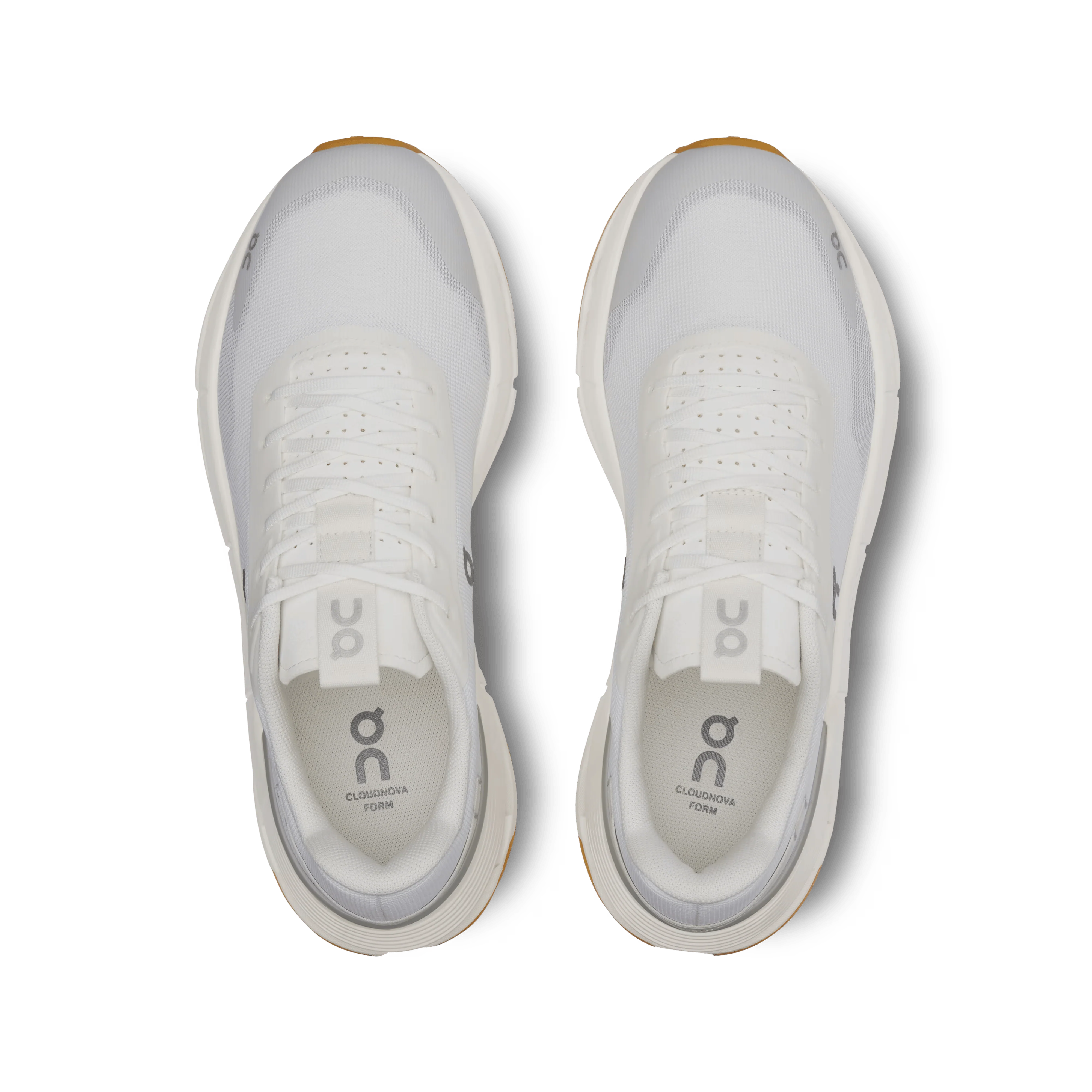On Cloud Women's Cloudnova Form 2 Running Shoes- White/ Ivory - Image 2