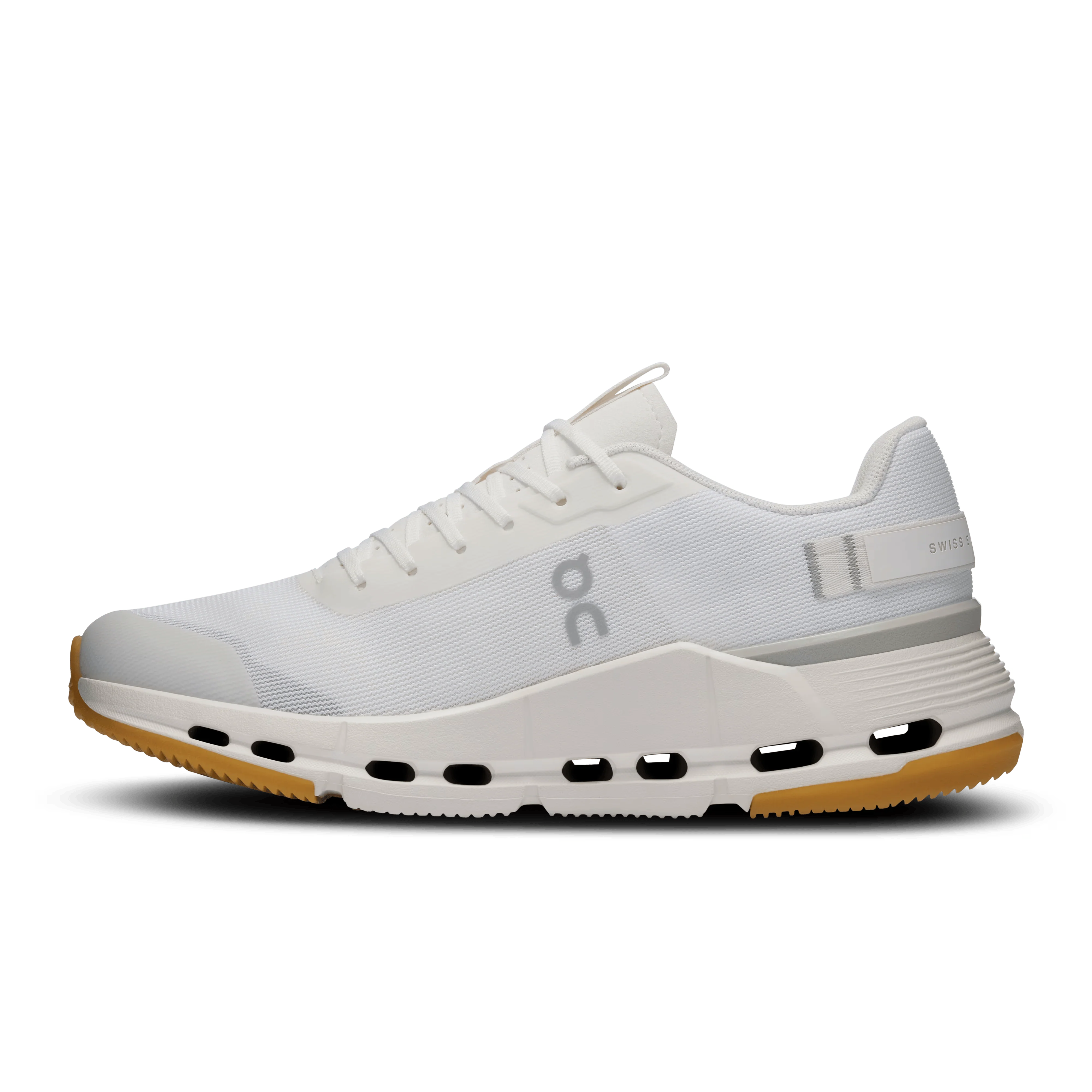 On Cloud Women's Cloudnova Form 2 Running Shoes- White/ Ivory - Image 4