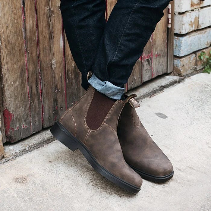 Blundstone #1306 Chisel Toe Boots - Rustic Brown - Image 7