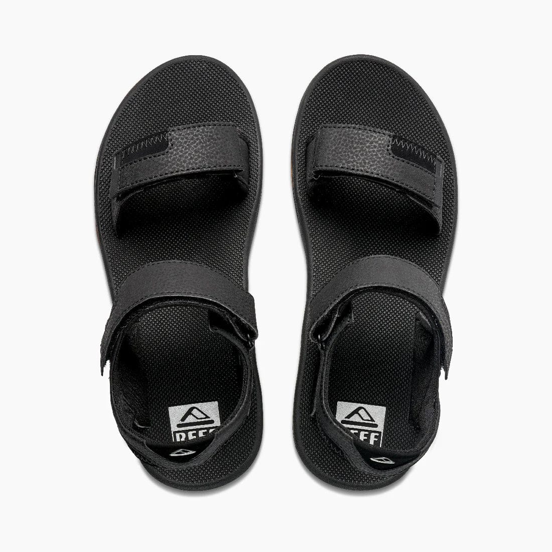 Reef Men's Fanning Baja Sandals- Black/ Silver - Image 3