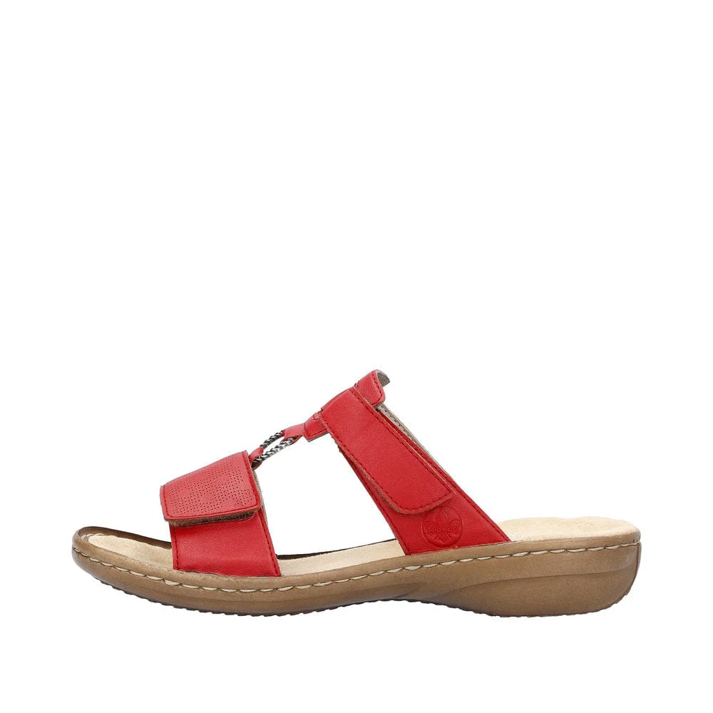 Rieker Women's 60885-33 Regina Sandals- Red - Image 2