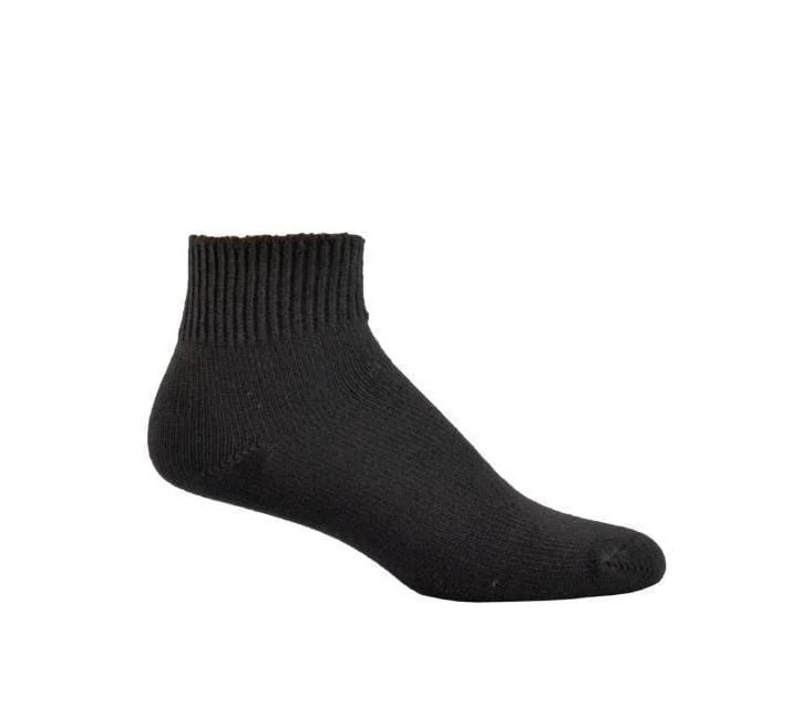 Simcan Unisex Comfort Diabetic Lo-Rise Socks- Black