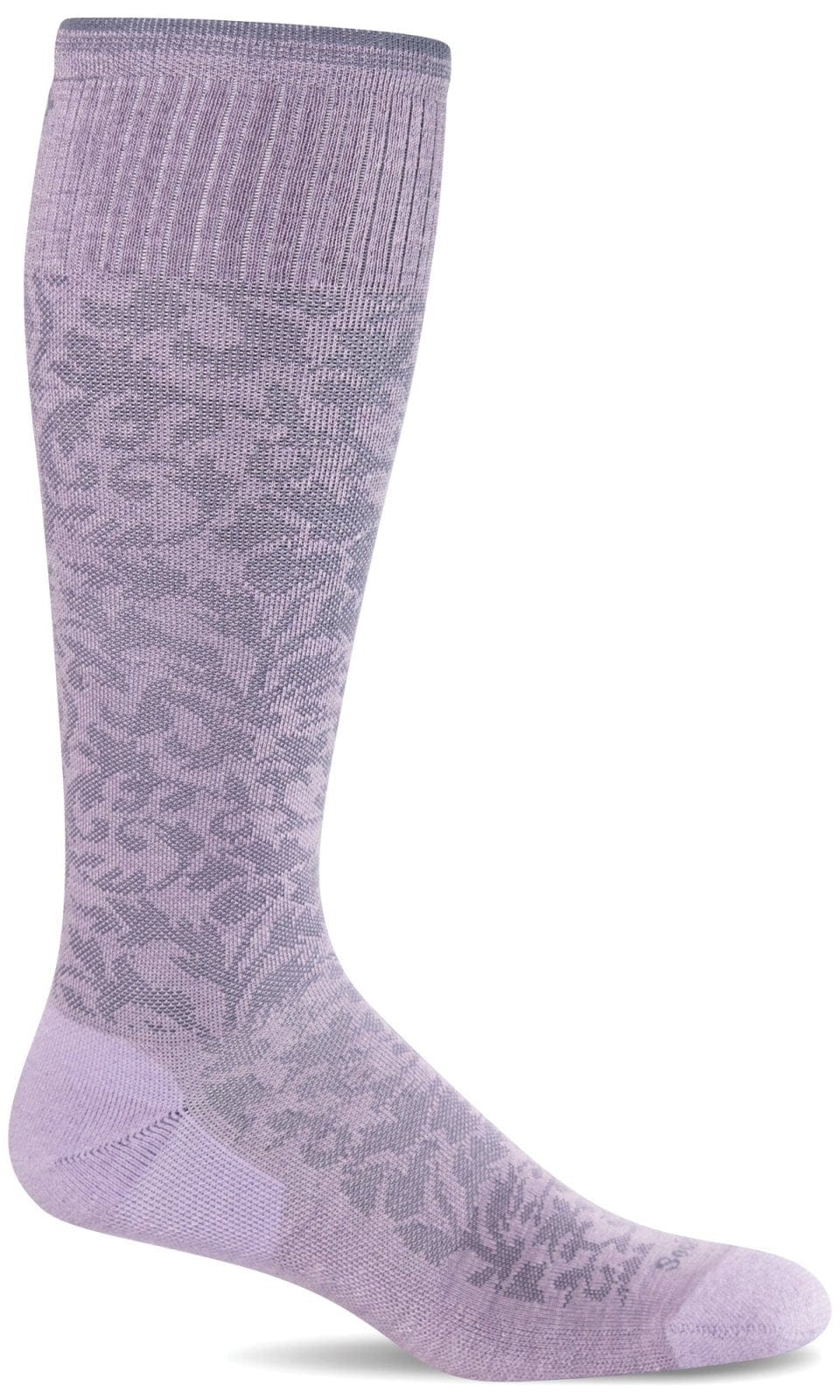 SockWell Women's Moderate Graduated Compression Socks (15-20mmHg)- Damask Lavender