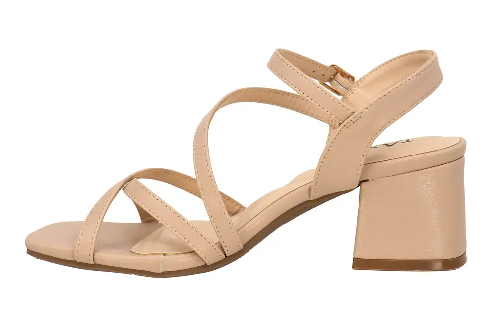 Taxi Women's Liv 01 Strappy Heels- Beige - Image 2