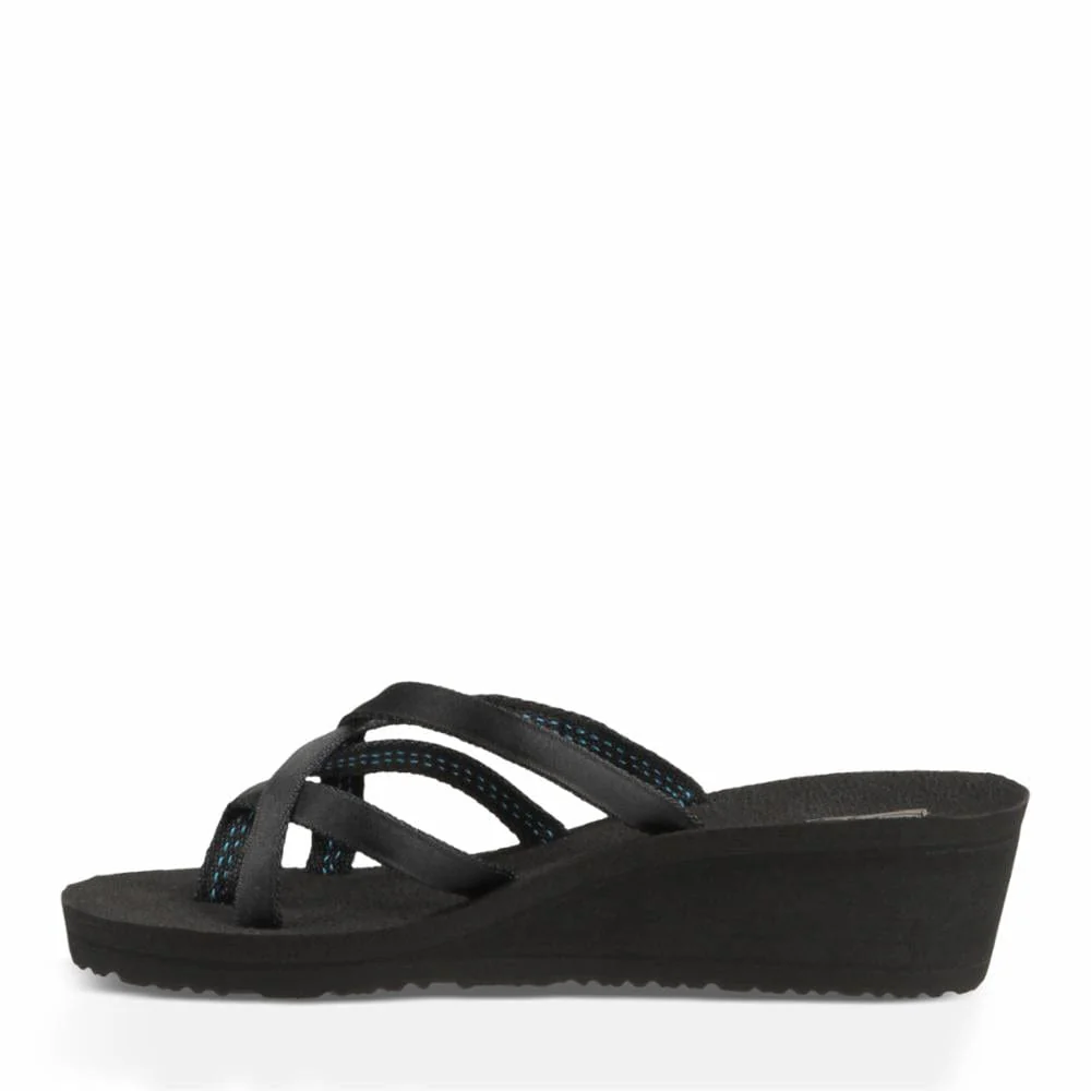 Teva Women's Mandalyn Ola 2 Wedge Sandals- Black - Image 4