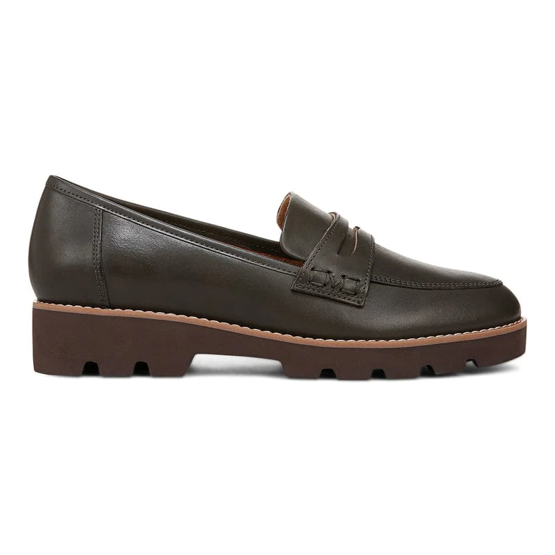 Vionic Women's Cheryl II Loafers- Dark Khaki - Image 2