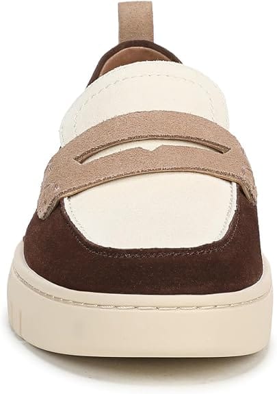 Vionic Women's Uptown IV Loafers- Chocolate Suede Multi - Image 3