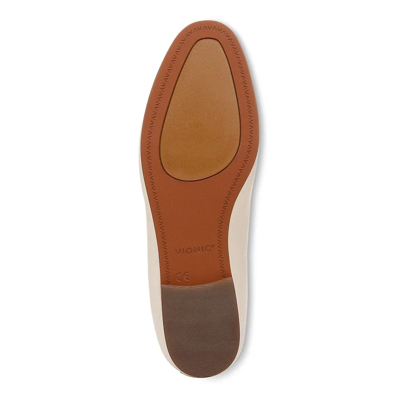 Vionic Women's Willa II Flats- Cream Leather - Image 5